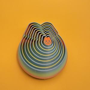 Easter Bunny Fractal Fidget – Three Sizes! – Satisfying Easter Fidget Toy