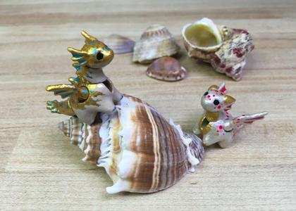 Aquatic Pieces for Miniature Jointed Dragon