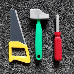 Baby construction tools toy set – saw, hammer, screwdriver