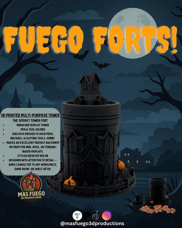 Haunted House Spooky Tower – Fuego Forts