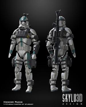 Clone Tactical kit for One12 scale Figure upgrade