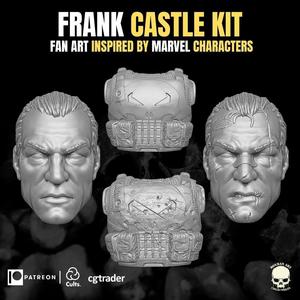 Frank Castle Kit 3D printable File For Action Figures