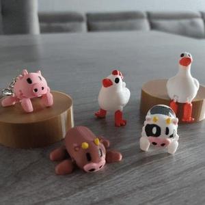 Farm animals Mini Toys and Keychains