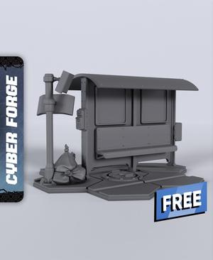 Bus Stop – With Free Cyberpunk – Sci-Fi Gift Ideas for RPG and Wargamers