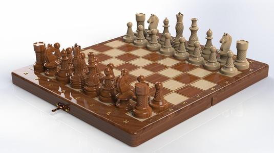 Chess Set  Printable with Storage Board