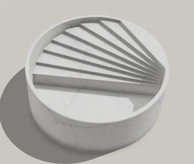Modern minimalist stylish tiered storage box succulent planter