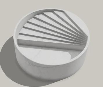 Modern minimalist stylish tiered storage box succulent planter