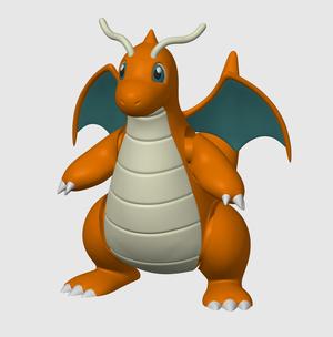 Articulated Dragonite Pokemon (3mf included)