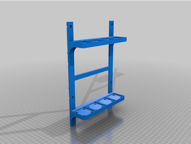 Gridfinity Wall Rack Double Height
