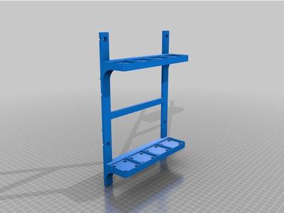 Gridfinity Wall Rack Double Height