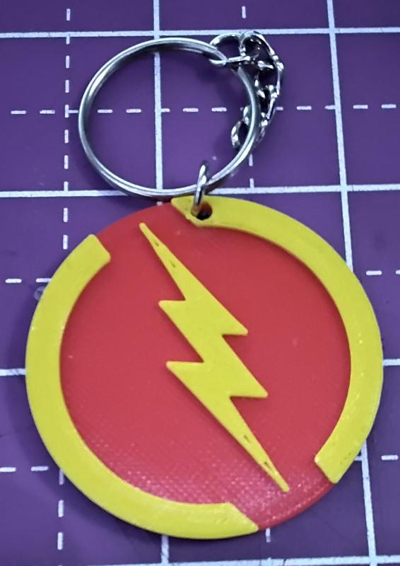 Flash Logo Keychain poke free