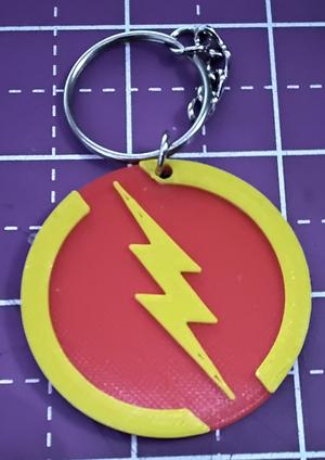 Flash Logo Keychain poke free