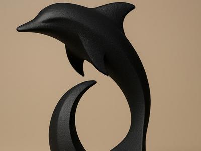 Dauphin Sculpture - Home Decor