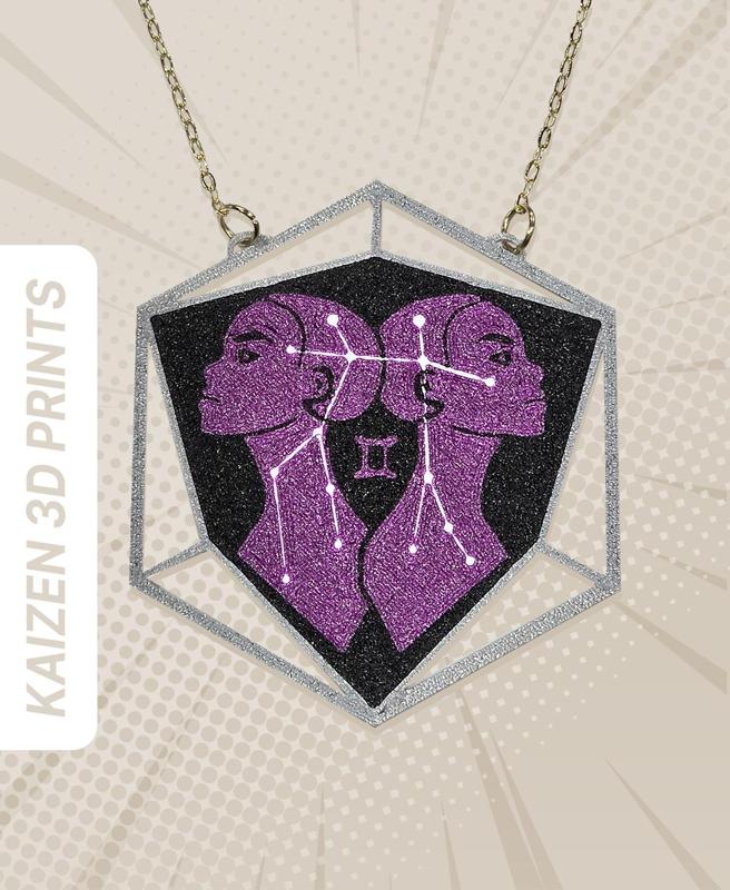 Gemini Astrology Pendant