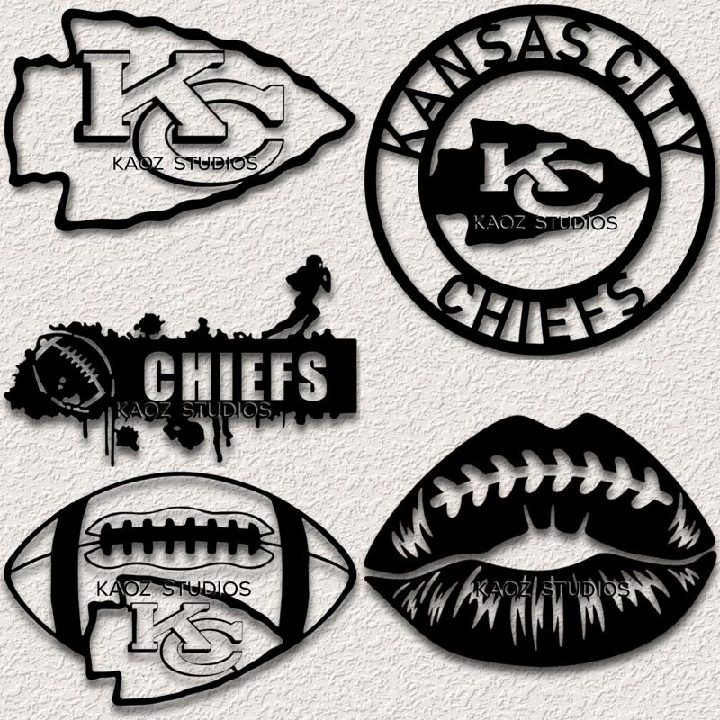 5 Kansas City Chiefs Football Pack Superbowl Party Decorations