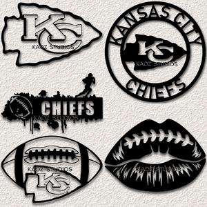 5 Kansas City Chiefs Football Pack Superbowl Party Decorations