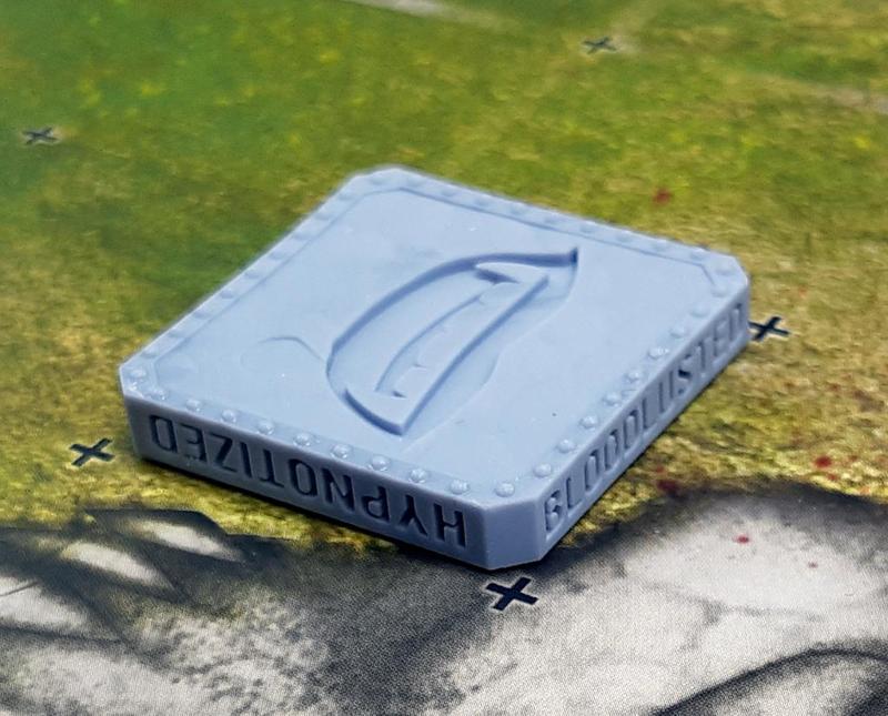 Bloodlusted-Hypnotized Combo Blood Bowl Status Tile Token