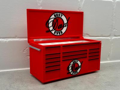 Best DAD Ever Father Day gift Toolbox desk