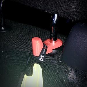 Hook for the headrest of a VW Transporter