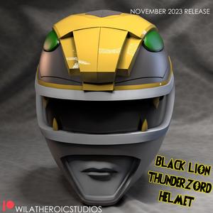 Black Lion Thunderzord Helmet 