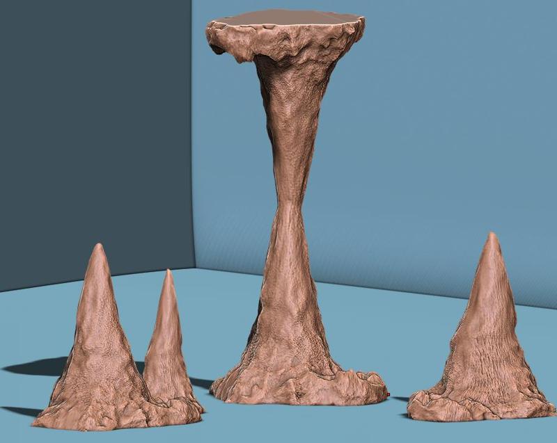 Cavern Stalagmites