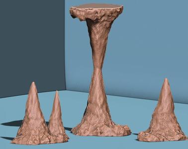 Cavern Stalagmites