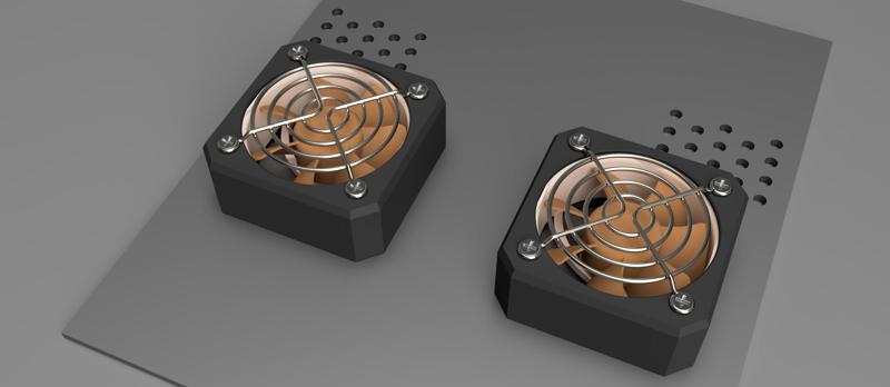 Voron Zero rear fan cap