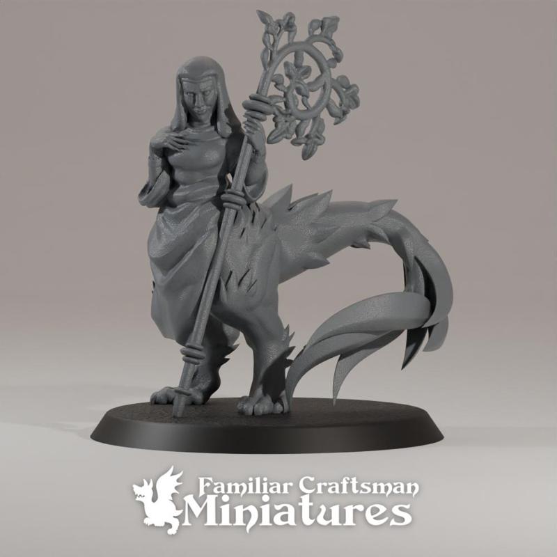 Monastery Monster (32mm scale, presupported miniature)