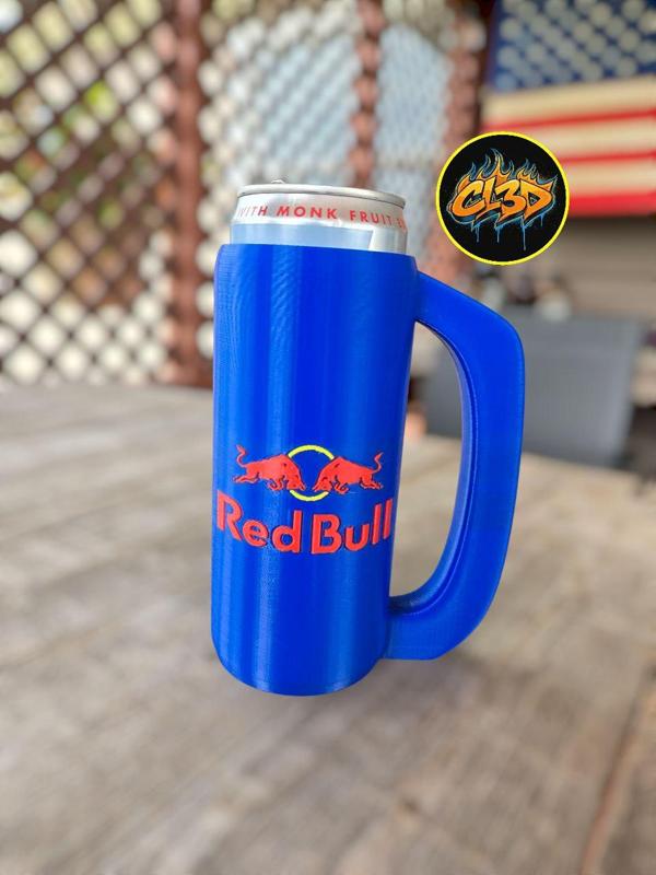 Red Bull Can Koozie