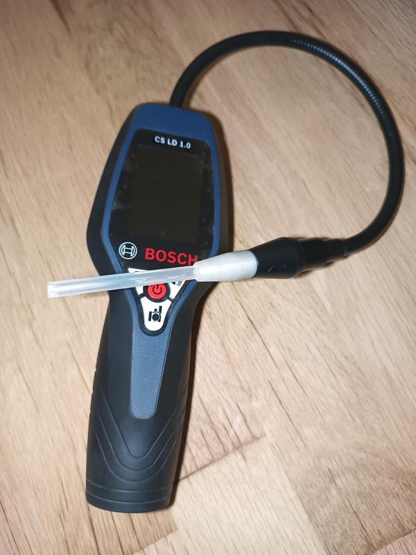 Bosch CS LD 1.0 refrigerant leak detector filter holder and nozzles