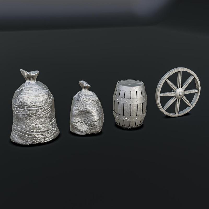 Medieval Village Diorama Pack