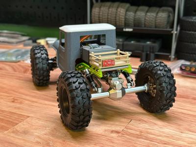 1:24 Crate with License Plate Cutout