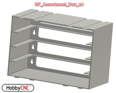 Stackable Storage Rack for Harbor Freight Assortment Boxes