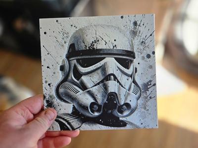 Graffiti Stormtrooper Hueforge