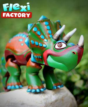 Flexi Factory Triceratops