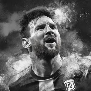 Messi Portrait Hueforge