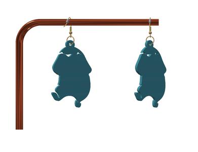 Naughty keychain / earrings