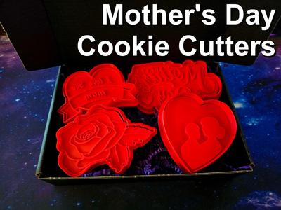 Mother’s Day Cookie Cutter Set – 4 Designs