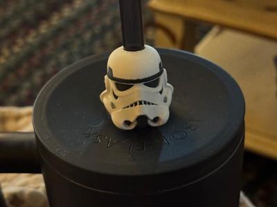 Stormtrooper Straw Topper