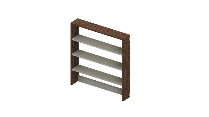 Parametric Shelving for Short Wall