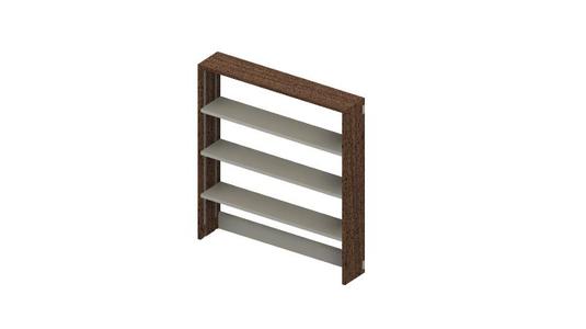Parametric Shelving for Short Wall