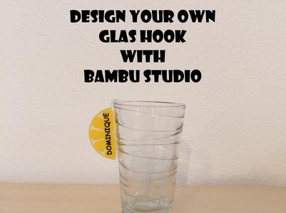 Aperol Glass Hook Glass Marker - Customizable Name