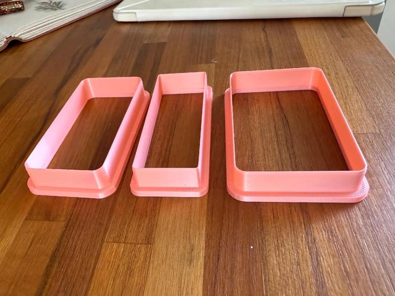 Simple Rectangular Cookie Cutters