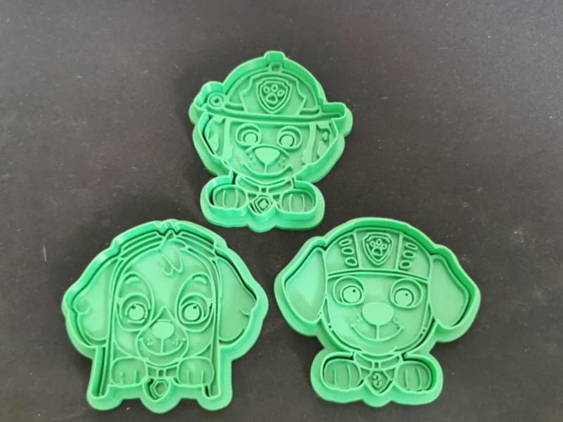 paw patrol cutter cookies sky zuma marshall