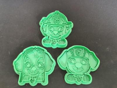paw patrol cutter cookies sky zuma marshall
