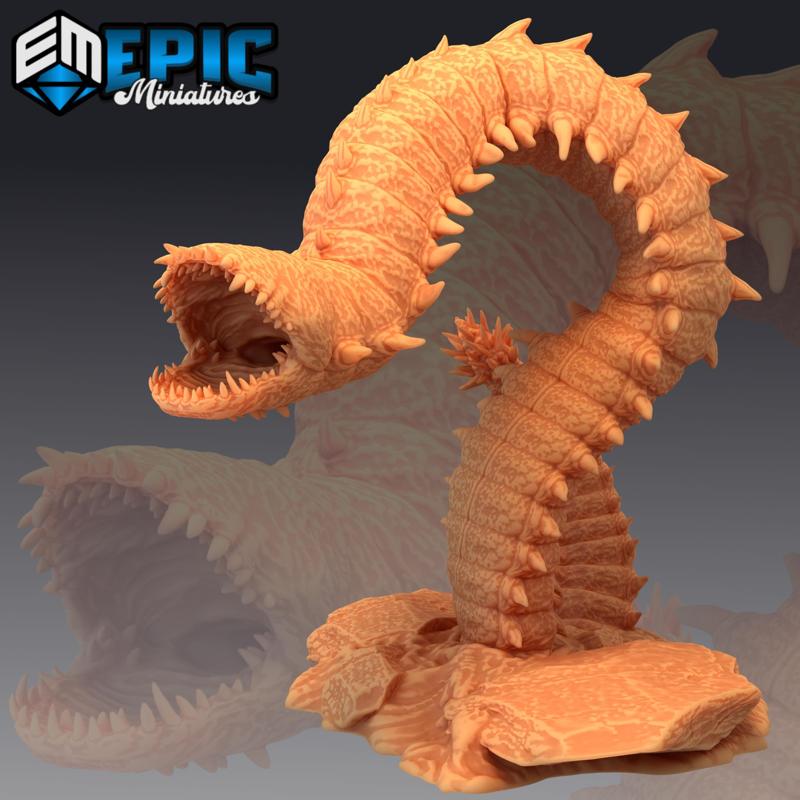 Adult Purple Worm / Giant Spiked Creeper / Desert Sandworm / Cave Crawler