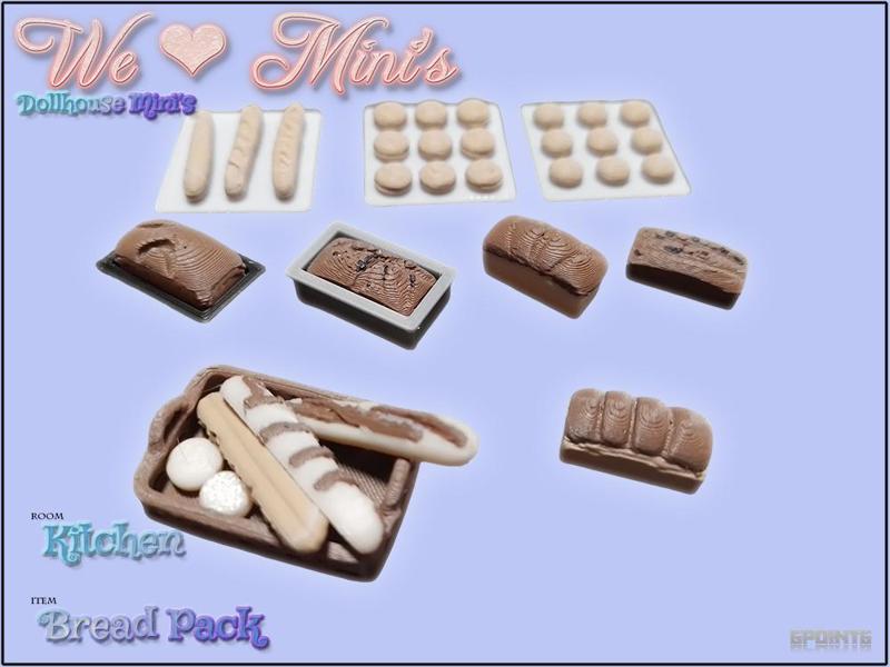Dollhouse - Bread Pack 1:12 & 1:18