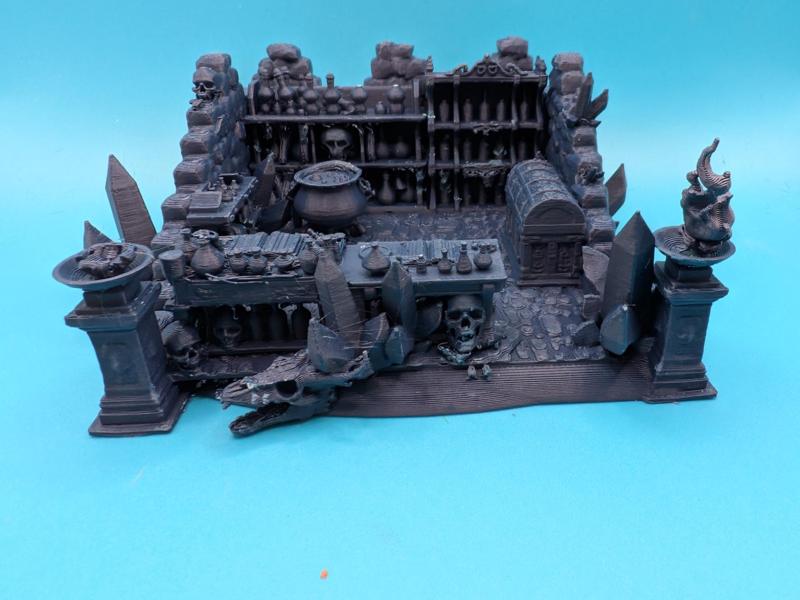 Miniature Alchemy Laboratory Diorama