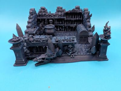 Miniature Alchemy Laboratory Diorama