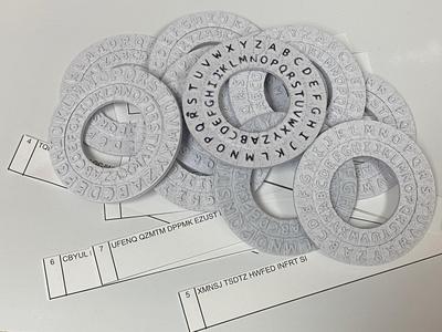Improved Caesar cipher ring